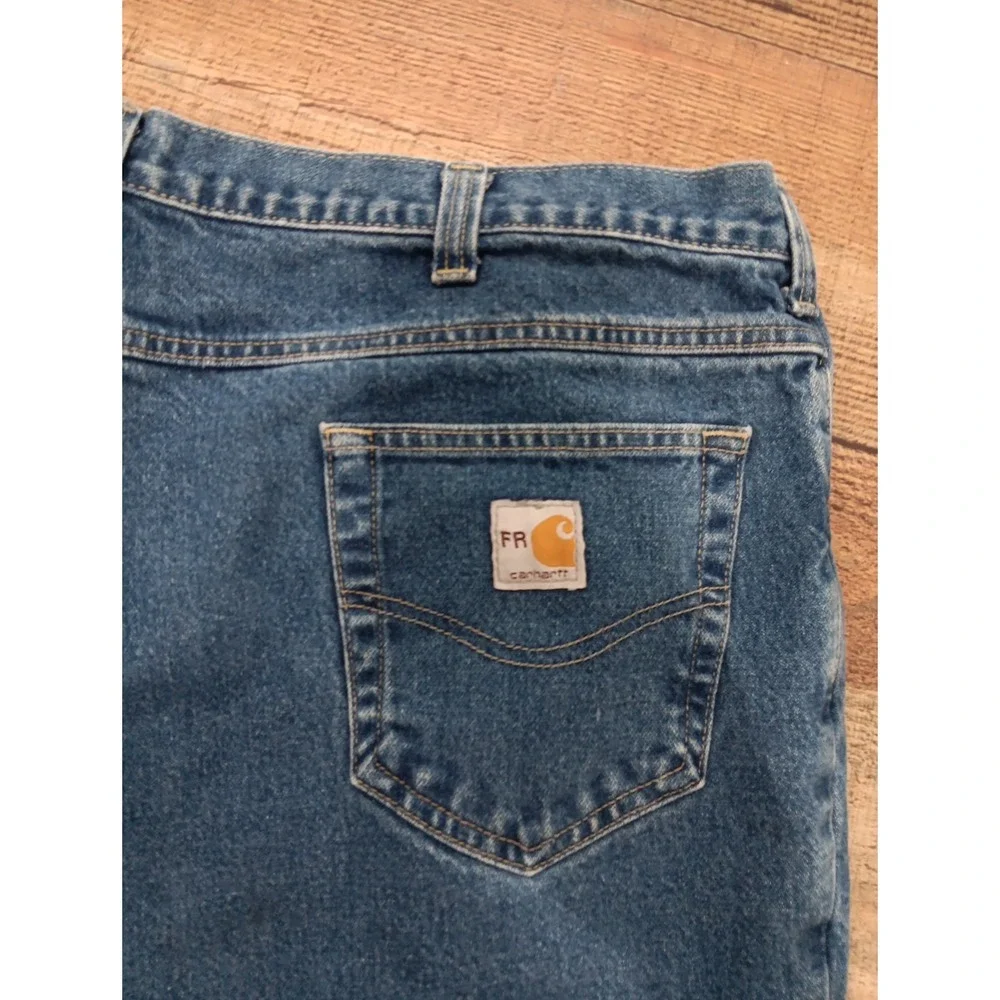 Carhartt FR Jeans Men 44x34 Flame Resistant HRC2‎ Workwear 280-83 Denim (2608)